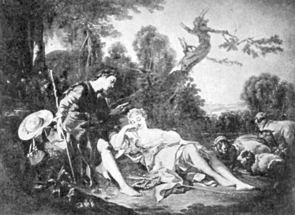 FIG. 59.�BOUCHER. PASTORAL. LOUVRE.