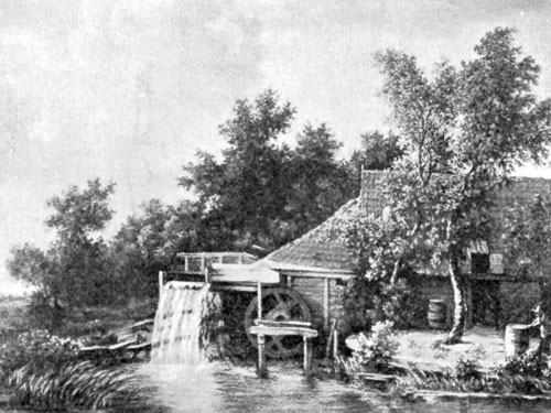 FIG. 84.�HOBBEMA. THE WATER-WHEEL. AMSTERDAM MUS.