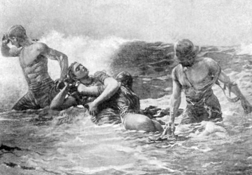 FIG. 107.�WINSLOW HOMER. UNDERTOW.