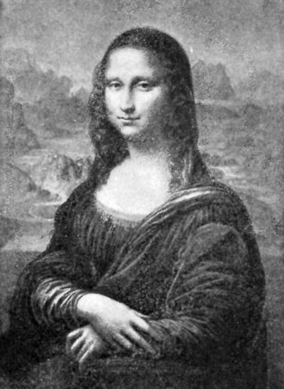 FIG. 43.�LEONARDO DA VINCI. MONA LISA. LOUVRE.