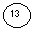 Oval: 13