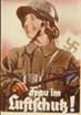 Nazi air raid warden poster