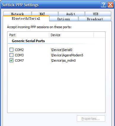 Softick PPP Settings