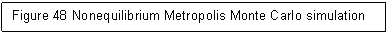 Text Box: Figure 48 Nonequilibrium Metropolis Monte Carlo simulation