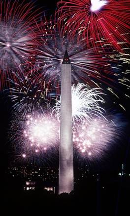 Image:Fourth of July fireworks behind the Washington Monument, 1986.jpg