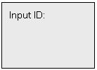 Text Box: Input ID:



