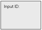 Text Box: Input ID: