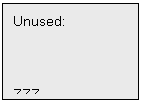 Text Box: Unused:
ZZZ