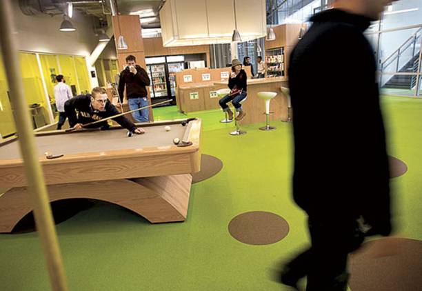 TIME Photo Essay: Life in the Googleplex: Inside Google Headquarters

. Googlers can shoot pool while taking a break in one of several employee lounges.. PHOTO BY EROS HOAGLAND / REDUX FOR TIME