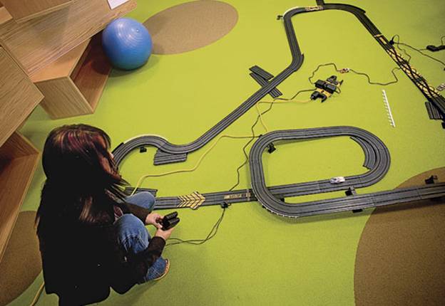 TIME Photo Essay: Life in the Googleplex: Inside Google Headquarters

. There are toys for employees' children and for the young-at-heart Googlers like this one.

. PHOTO BY EROS HOAGLAND / REDUX FOR TIME