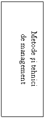 Text Box: Metode si tehnici
de management
