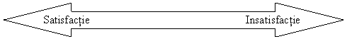 Left-Right Arrow: Satisfactie Insatisfactie
