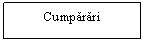 Text Box: Cumparari 