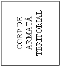 Text Box: CORP DE ARMATA TERITORIAL
