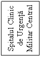 Text Box: Spitalul Clinic de Urgenta Militar Central