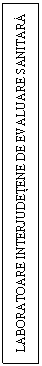 Text Box: LABORATOARE INTERJUDETENE DE EVALUARE SANITARA