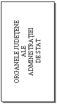 Text Box: ORGANELE JUDETENE 
ALE 
ADMINISTRATIEI
 DE STAT
