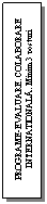 Text Box: PROGRAME-EVALUARE. COLABORARE INTERNATIONALA. Minim 3 posturi