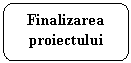 Rounded Rectangle: Finalizarea proiectului