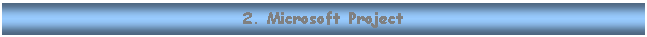 Text Box: 2. Microsoft Project

