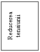 Text Box: Reducerea tensiunii