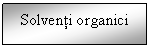 Text Box: Solventi organici