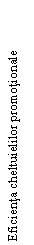 Text Box: Eficienta cheltuielilor promotionale