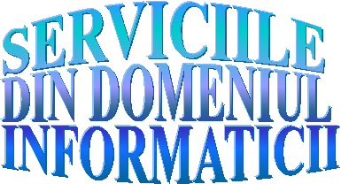 SERVICIILE 
DIN DOMENIUL 
INFORMATICII

