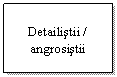 Text Box: Detailistii / angrosistii
