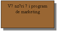 Reserved: Vȃnzǎri ṣi program de marketing