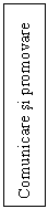 Text Box: Comunicare si promovare
