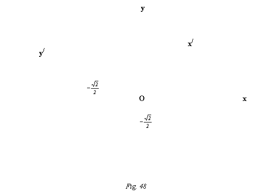 Text Box: y



 x/
 y/

 
 
 O x

 






Fig. 48
