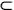 symbol for subset