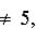 $neq 5,$