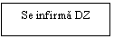 Text Box: Se infirma DZ