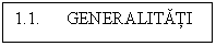 Text Box: 1.1.	GENERALITATI