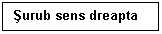 Text Box: Surub sens dreapta


