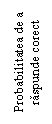 Text Box: Probabilitatea de a   raspunde corect