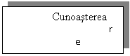 Text Box: Cunoasterea
rezultatelor  reale
ale  activitatilor
