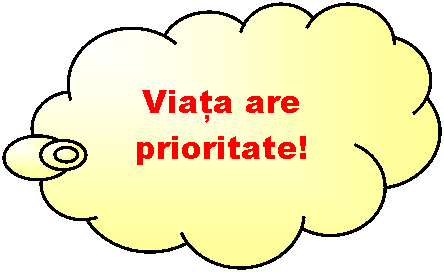 Cloud Callout: Viata are
prioritate!
