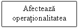 Text Box: Afecteaza operationalitatea sistemului cognitiv