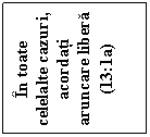 Text Box: In toate celelalte cazuri, acordati aruncare libera (13:1a)