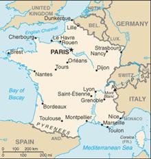 Map of France