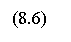 Text Box: (8.6)