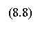 Text Box: (8.8)