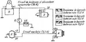 Schema Alternator Releu Baterie - 3