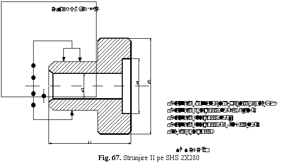 Text Box: 
Fig. 67. Strunjire II pe SHS 2X280
