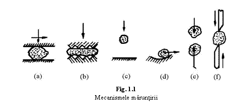 Text Box: 
Fig. 1.1
Mecanismele maruntirii
