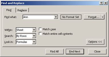 Figure 6-6: Set any options you want.