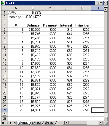 Figure 3-4: The finished example file.